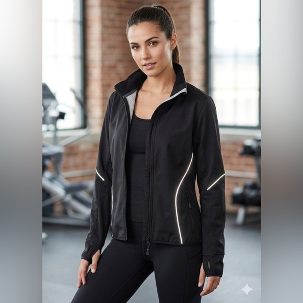 Zorrel Women’s Medium Weather Series Black Running Active Softshell Jacket M